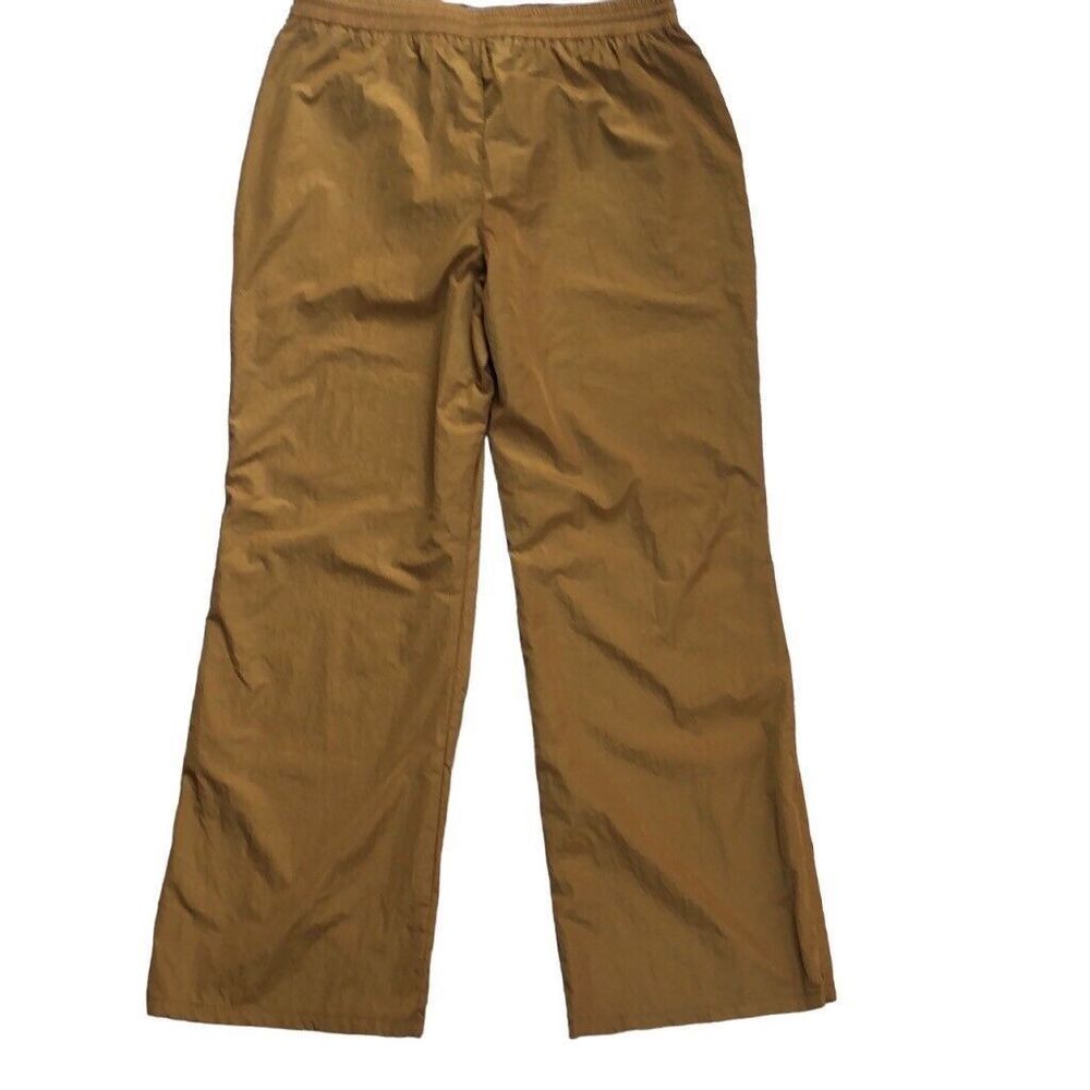 Good American Bronze Brown Essential Wide Leg Track Pants Women’s Sz 4 (XL) NEW - Picture 4 of 8